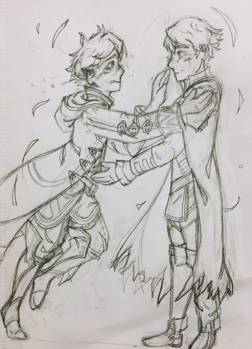 pastelarlen's tweet photo. 2017 &amp; 2020 - same #Chobin trash but with progress✨ #fanart #FireEmblem #Redraw #wip https://t.co/NYW9c9IwQD
