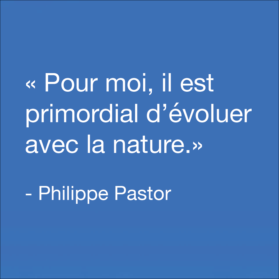 PhilippePastor1's tweet photo. « Pour moi, il est primordial d’évoluer avec la nature. »
— Philippe Pastor https://t.co/Y4wKdM5sg3