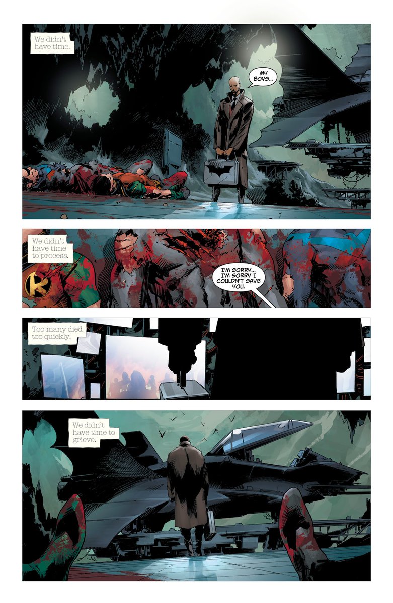 Now when we are talking about Dceased Damian, let's keep in mind that he lost 80% of his family including his brother who had been giving him the much needed emotional support and his father. He was alone with the Kents until Alfred showed up.+
