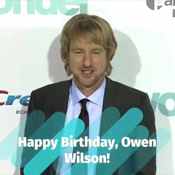 Happy birthday, Owen Wilson!  