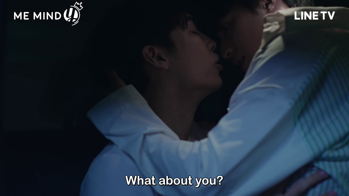 Then comes another verbal sexual innuendo, reference and pun: while No doesn’t want what Champ offers him (a drink), Type very much wants what Tharn wants to give him ().