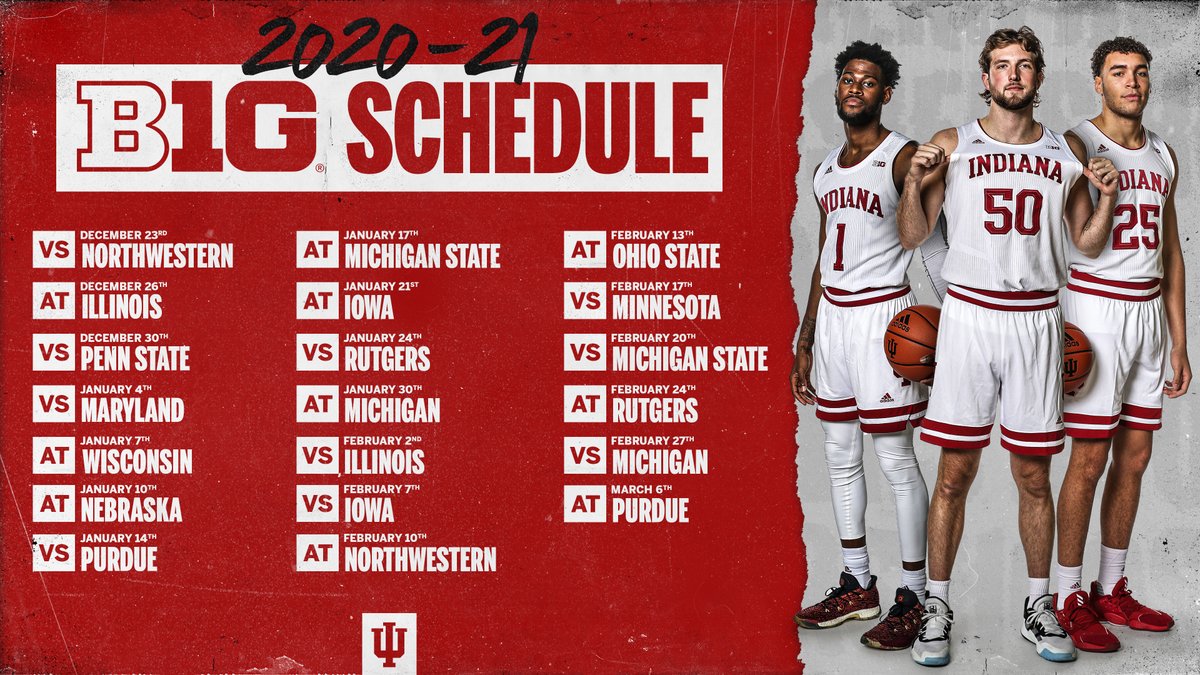 Indiana Basketball Schedule 2022 Indiana Basketball On Twitter: "🗓 Schedule Announcement #Iubb's 2020-21  Conference Slate Has Arrived: Https://T.co/H9Lr6Pig4C.  Https://T.co/Uid7Tyt8Cz" / Twitter
