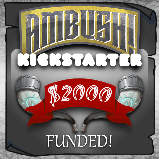 ambushcardgame's tweet photo. We just passed $2,000!!! Thank you everyone for the fantastic support! 

Check out the link in our bio if you want to get in on the action! 

#boardgames #cardgames #strategy #Kickstarter #fantasy #ambush #cardgames #boardgamesofinstagram #usc #fighton #game #uscgames https://t.co/IVt0Lx1ZQY