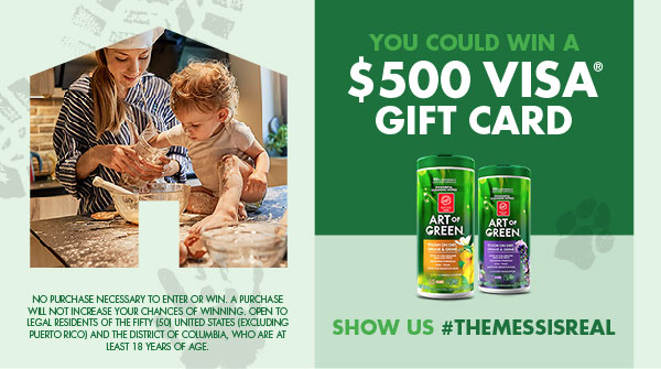 Only a few more days left in #TheMessIsReal sweepstakes! Enter by Nov. 20 for a chance to win hundreds of dollars in Visa® gift cards. bit.ly/33zm4cR  #sweepstakes #giveaway #win