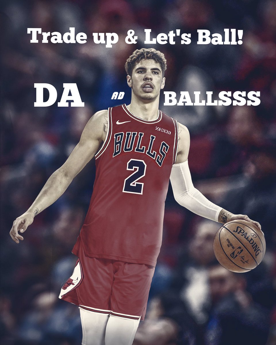 PrenderJay's tweet photo. Trade up &amp; Let's Ball baby!
 #DaBalls #LameloBall @chicagobulls https://t.co/GXmq1pq1DU