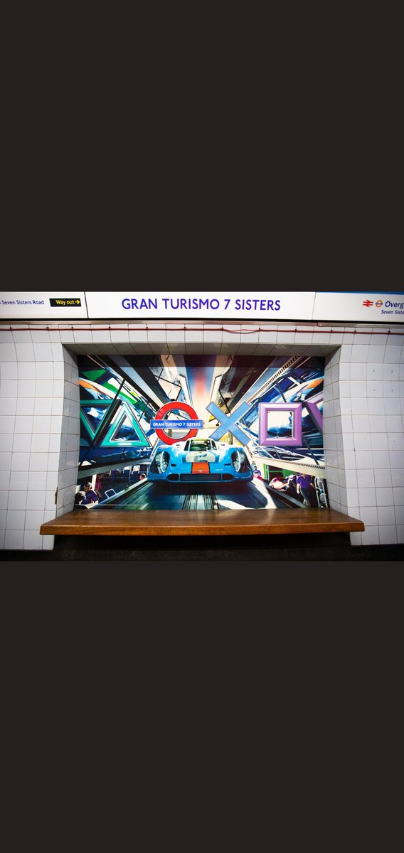 leonthemod's tweet image. Top work on the London underground for #PS5 launch #Class