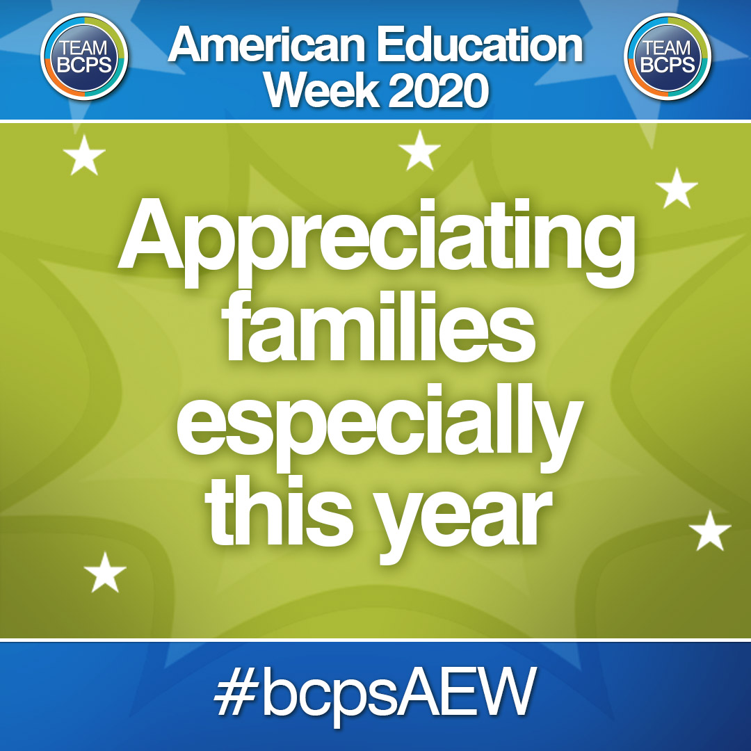 Baltimore County Public Schools (@BaltCoPS) on Twitter photo 18/11/2020 23:39:39 Especially this year! 💙 Thank you, families. We're in this together #bcpsAEW Especially this year! 💙 Thank you, families. We're in this together #bcpsAEW