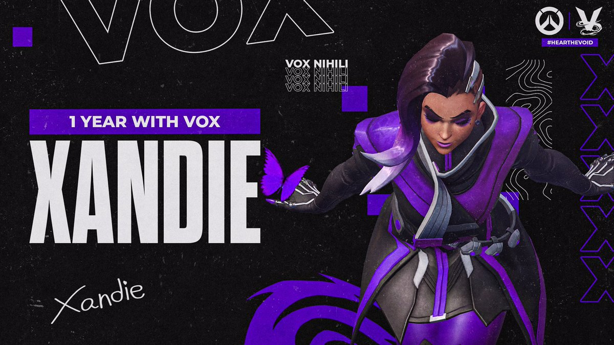 She might have been there only to help around with the socials since she joined Obey but she has been there for the players for a year now! Happy Voxniversary @Xandiella 😍 #HearTheVoid