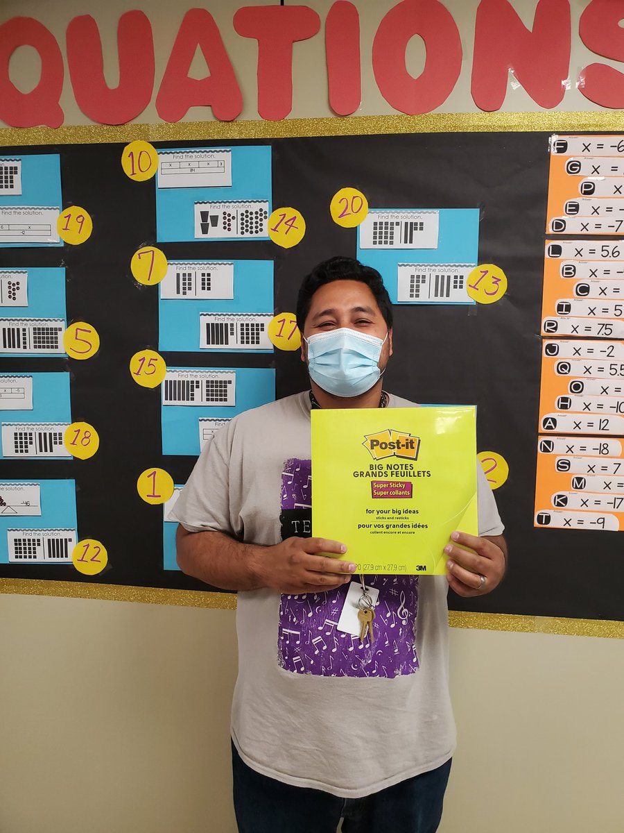 Thank you <a href="/DrDSkinner/">Dametra Skinner, Ph.D.</a> for my HUGE Post-it note pad!!!