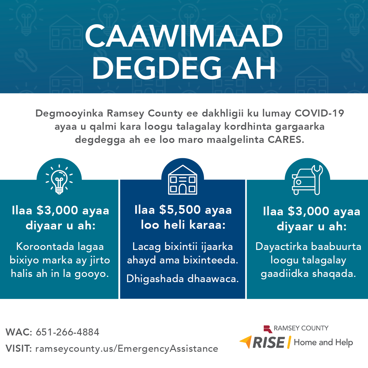 RamseyCounty's tweet photo. Have you lost income due to COVID-19? You could be eligible to receive help paying for rent, mortgage, utilities or car repairs.

Learn more: https://t.co/EfgFzblW2W https://t.co/XUCkuRuXkQ