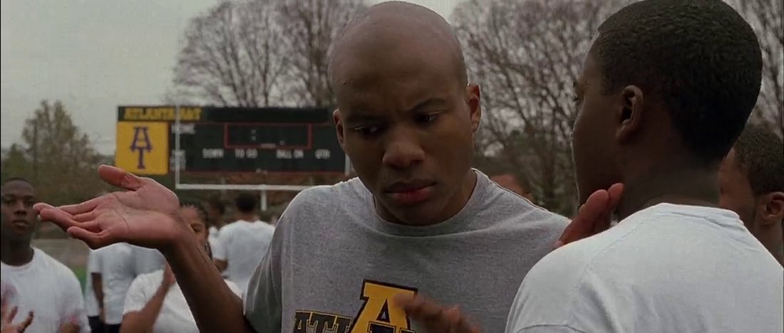 Sean Taylor - DrumlineThough he has redemption, I couldn’t stand him in that first act. Terrible leader. Also bald.