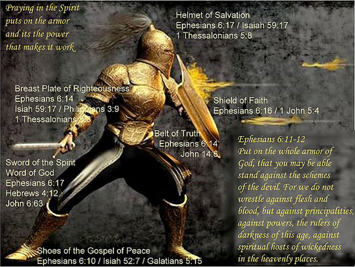 May God come into and surround us. May he shine our Armor of God with the light of His grace and Mercy. May we walk in His righteousness, by His will and for His glory all the days of our lives. AmenGod Bless and keep you PatriotsWhere We Go One We Go AllFor God and Country