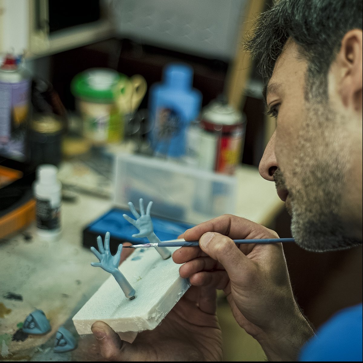 TurtlestudioA's tweet photo. #puppetpainter #stopmotionpuppet #stopmotionvideo #puppetmaking #modelmaker #hands #puppet #wip #puppetmaker #stopmotion #stopmotionanimation #miniaturist #scalemodel #lattice #puppetdesign #puppetbuilder #latex #miniature #puppetmaking
#puppetry #painting #airbrush #character https://t.co/NsAkh9k4qq