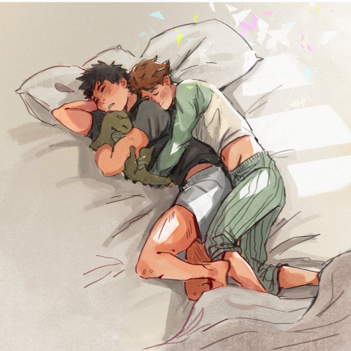 iwaoi snuggles for @/12helianthus