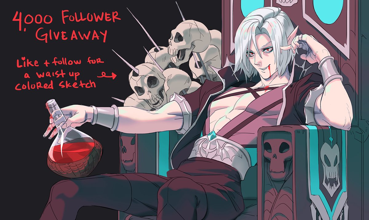 solthrys's tweet photo. Took a while for my follower count to stabilize above 4k but looks like it's finally safe to post this up!

You have until Nov. 25 to enter. Just the usual like, rt, follow for a chance to win a colored sketch https://t.co/dVXiEDNK4t