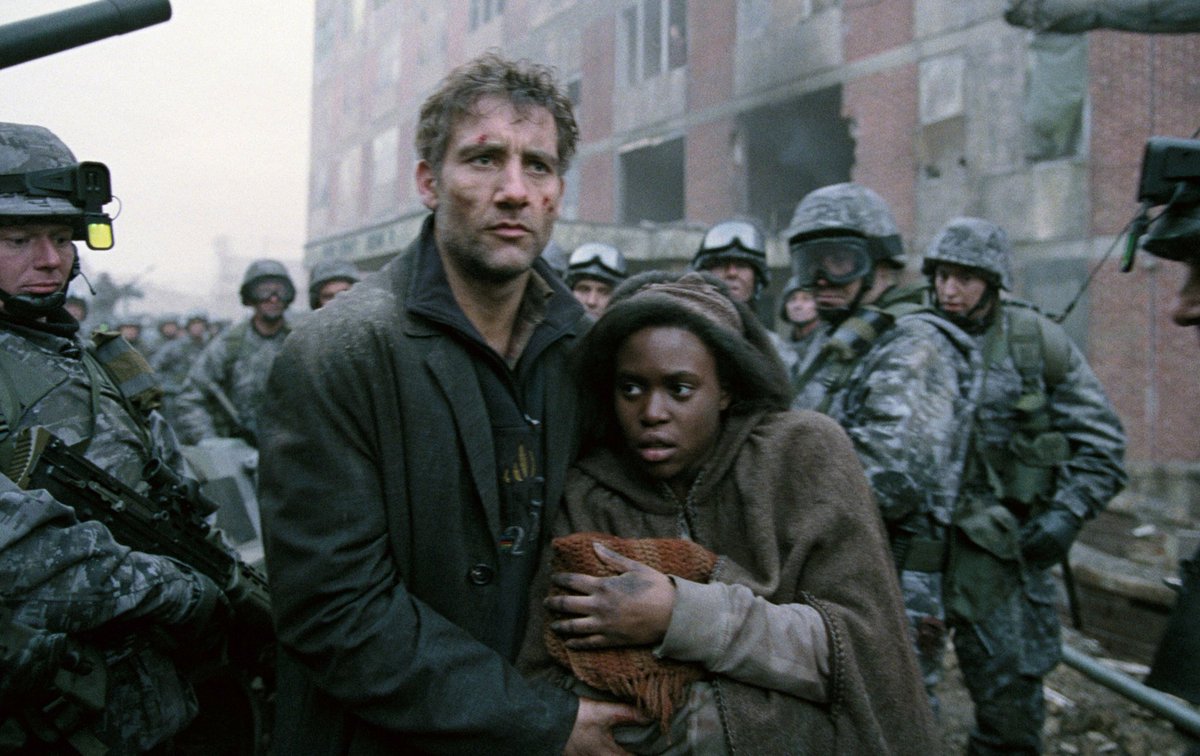 47. Children of Men (2006; Alfonso Cuarón)Visceral, unforgettable. A tour-de-force into a nightmarish post apocalyptic hellscape.