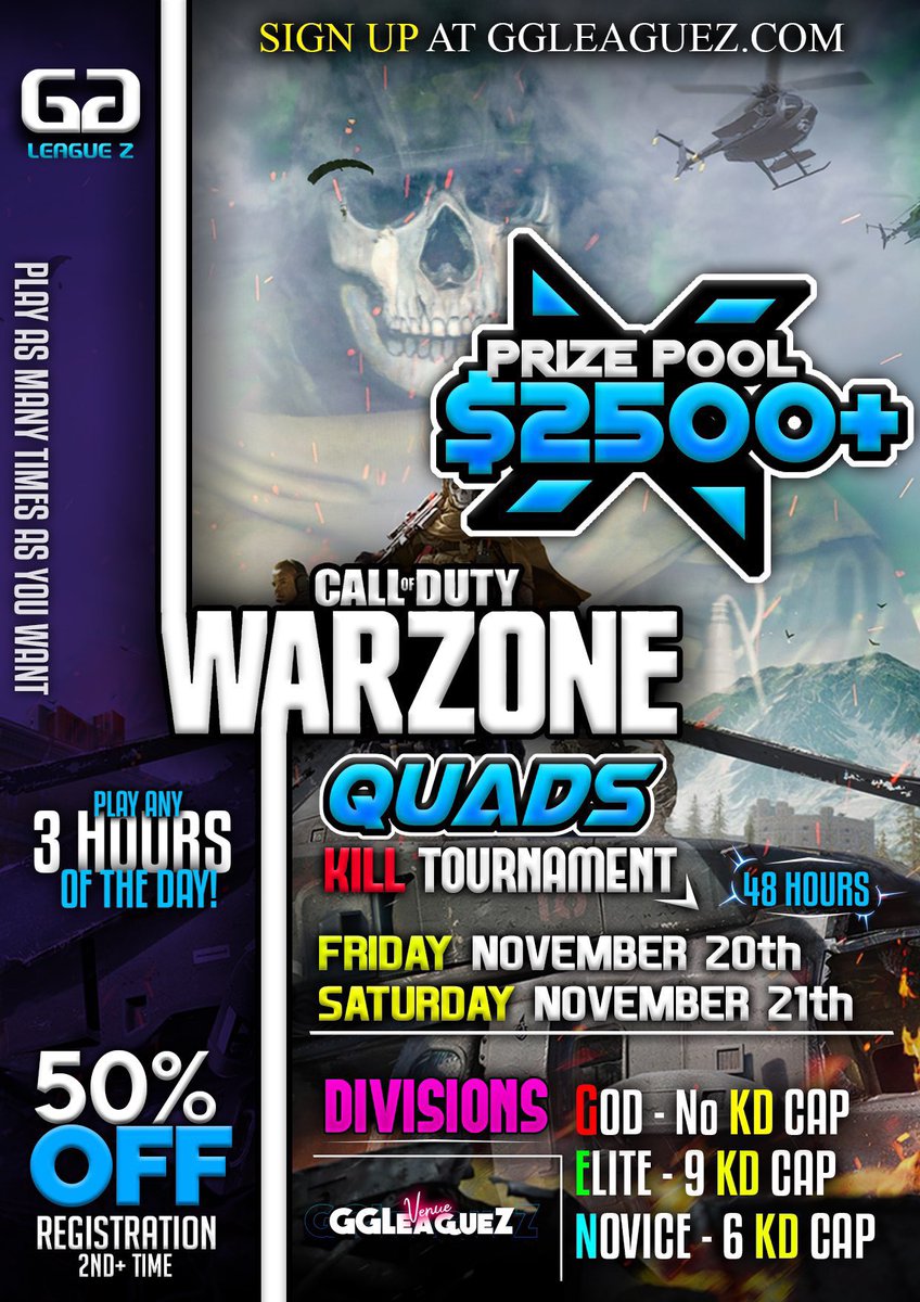 Jmason08's tweet photo. Have what it takes to place 1st? Go to https://t.co/mv4S6CQgrn for more info and to register for their 1st 48hr tourney(use GGPNKRNGR when registering for a discount)follow them on Instagram and twitch GGLEAGUEZ#amateurgaming #warzone #COD #GGLEAGUEZ #5GBuiltRight #WinSomeCash https://t.co/ttMyQiiWXv