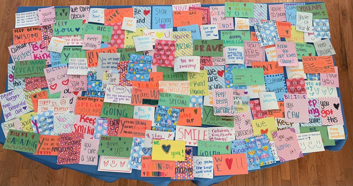 joinnest4's tweet photo. #WorldKindnessWeek Day 10! Excited to have received 1000+ #kindnessnotes from youth nationwide to show #love to #communityheroes & our homeless friends! A little #kindness goes a long way ❤️ #NEST4US #PowerOfYouth #ArtFromTheHeart #GivingHope #SpreadLove https://t.co/TnRs0vUSVw https://t.co/eAVf5PnyjQ