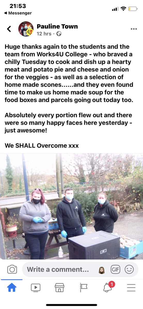 Amazing work done by our young people at Works4u 👏🏻👏🏻 helping the local #Homeless community in #tameside and #manchester ❤️💚💙Well done guys so proud of you!#endhomelessness #ABEN #endresult #weshallovercome @AndyBurnhamGM @greatermcr  @Cllrjanjackson @jreynoldsMP @AngelaRayner