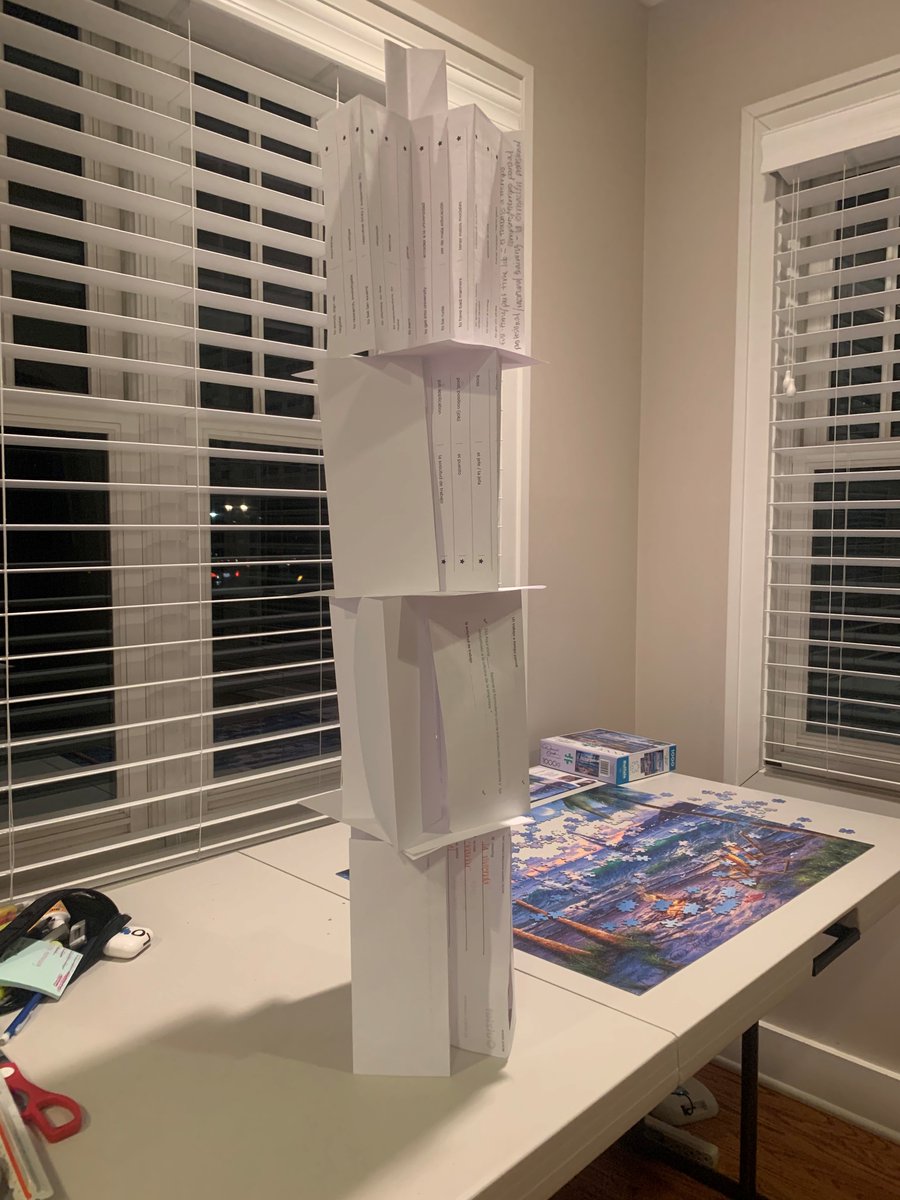 acementorwestmi's tweet photo. In addition to our program introduction, students were asked to create the tallest tower possible, using maximum 15 sheets of paper, scissors, and tape.  Our tallest tower topped out just north of 60"! 
#acementor #grandrapids #architecture #construction #engineering #mentor https://t.co/zF9ZF40fv5