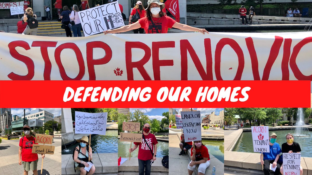 AcornHamilton's tweet photo. Mad about rising rents in #HamOnt? What about slumlords & renovictors?
JOIN ACORN #tenantunion #communityunion and #DefendOurHomes! Fight for your community!
Sign / Share our online action --> https://t.co/F9VXyV2fjg https://t.co/nLcVX6DsY1