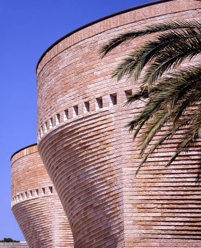 Just a couple of miles to the north is Mario Botta’s absolute triumph of religious architecture, the Cymbalista Synagogue from 1998