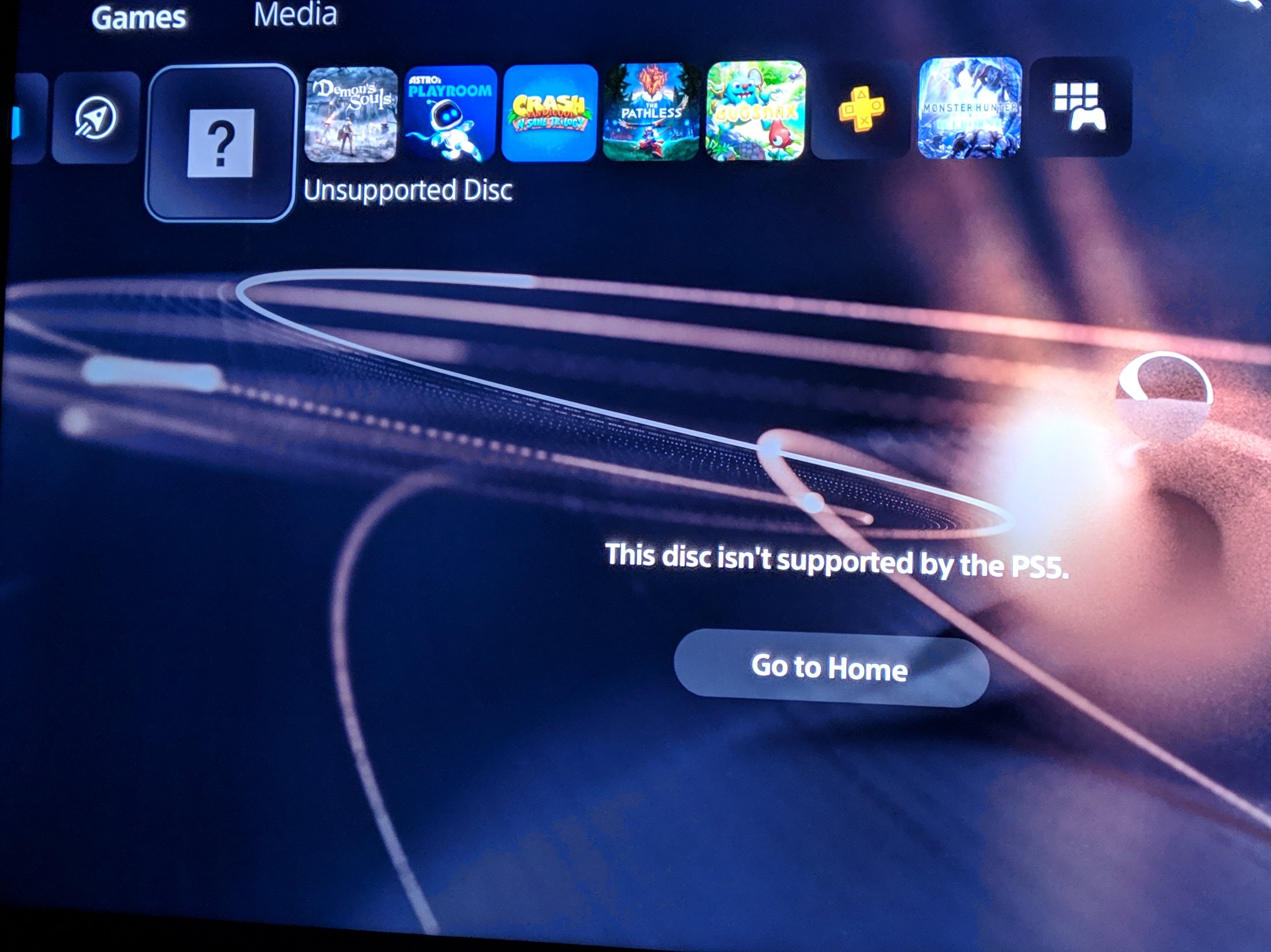 Запуск пс 5. Экран загрузки ПС 5. Ps5 экран. Диски ps5. Неподдерживаемый диск пс5.