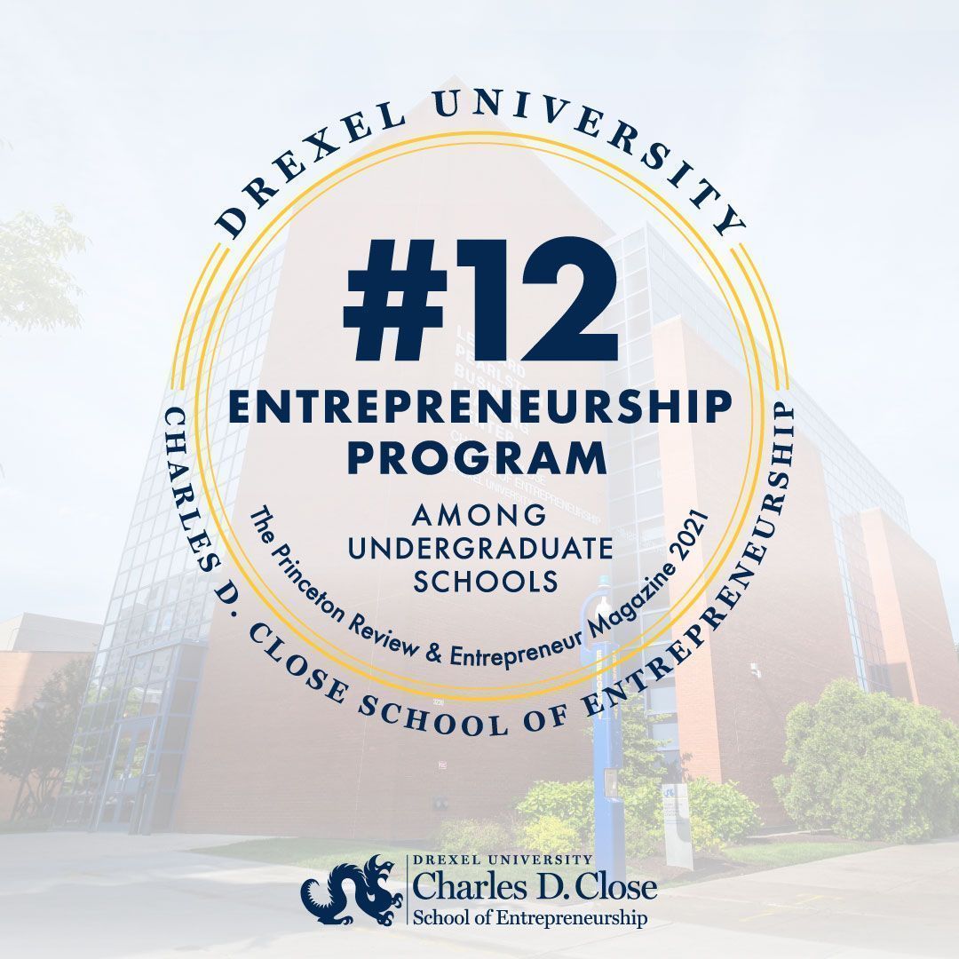 drdecarolis's tweet photo. The Charles D. Close School of Entrepreneurship has risen to 12th place in the 2021 Princeton Review &amp; Entrepreneur Magazine rankings. I am immensely proud of our faculty, staff, students &amp; young alumni for moving the needle in entrepreneurship education. https://t.co/AKpdtNXa74 https://t.co/fi2FS3D5vZ
