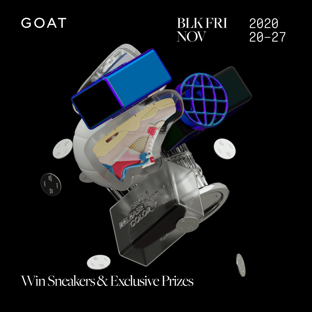 Enter #GOATBlackFriday for a chance to win sneakers, credit and other exclusive prizes goat.app.link/ld1AhrqFXab