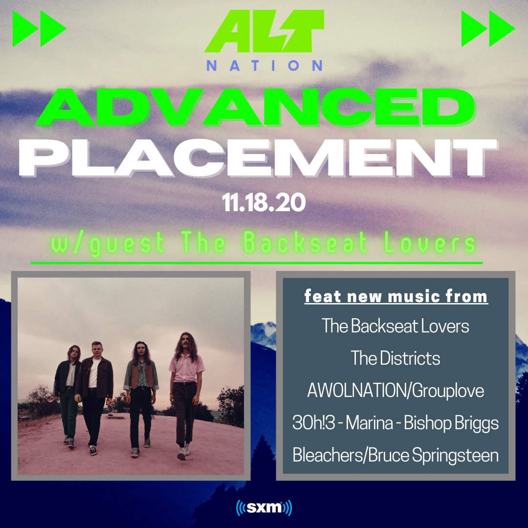 Alt Nation on Twitter "Backseat_Luv take over today's Advanced