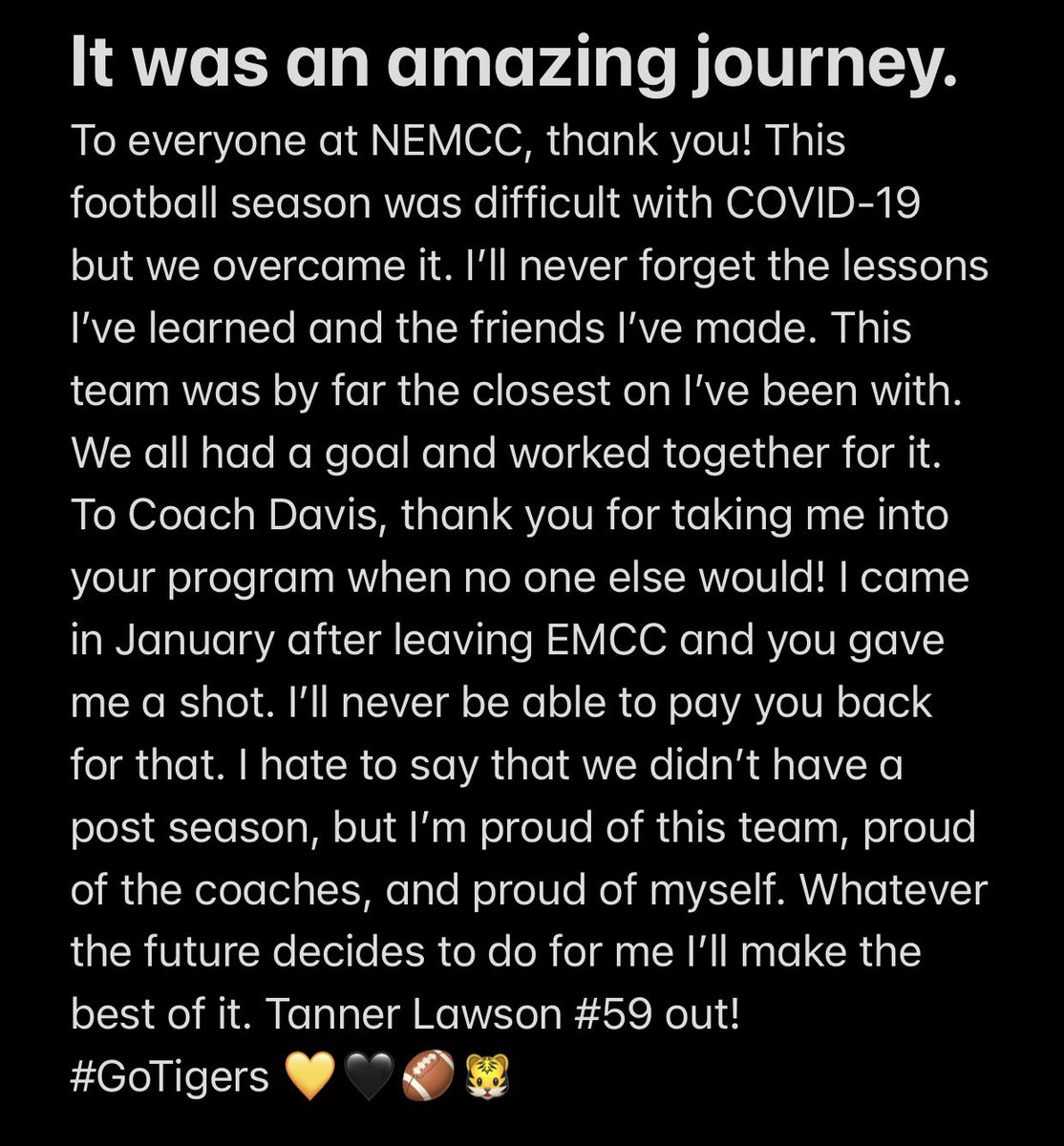 lawson_35's tweet photo. @CoachGDavisFB @NEMCCTigers https://t.co/tkoTA2OLvw