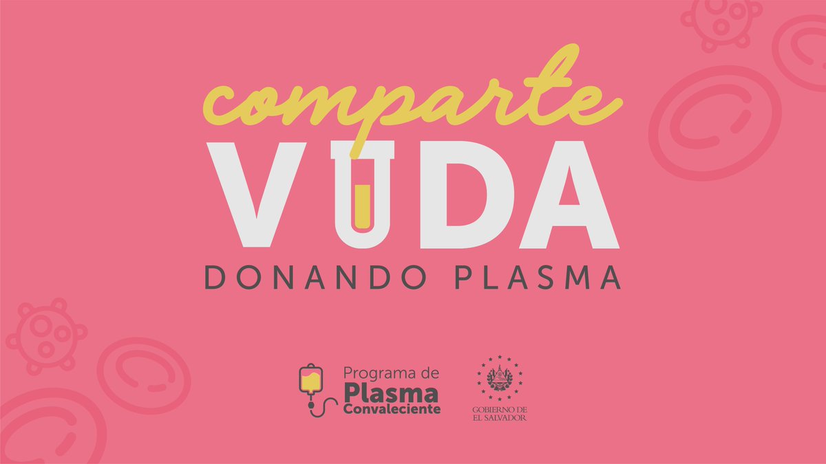 HospitalSV's tweet photo. Necesitamos donantes de plasma.

Recuperado de #COVID19 ahora tu plasma convaleciente contiene anticuerpos que pueden a ayudar a otros a vencer al virus.

Donando plasma estás salvando vidas.

Para donar llama a nuestro Banco de Sangre y Plasma al 📞2594-2171. https://t.co/vkxVDBPy4u