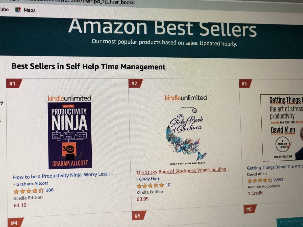 CindyHurn's tweet photo. BIG NEWS - we are now at No 2 @AmazonKindle
So close to No1 now 😬
⏳30 minutes left
‘The Sticky Book of Stuckness is just 99p on Amazon today, so grab your copy and get unstuck here
https://t.co/NkNHfBIqV4
📕#StickyBook
🚀#BookLaunch
👩🏼#CindyHurn https://t.co/LB2X2Dae1C