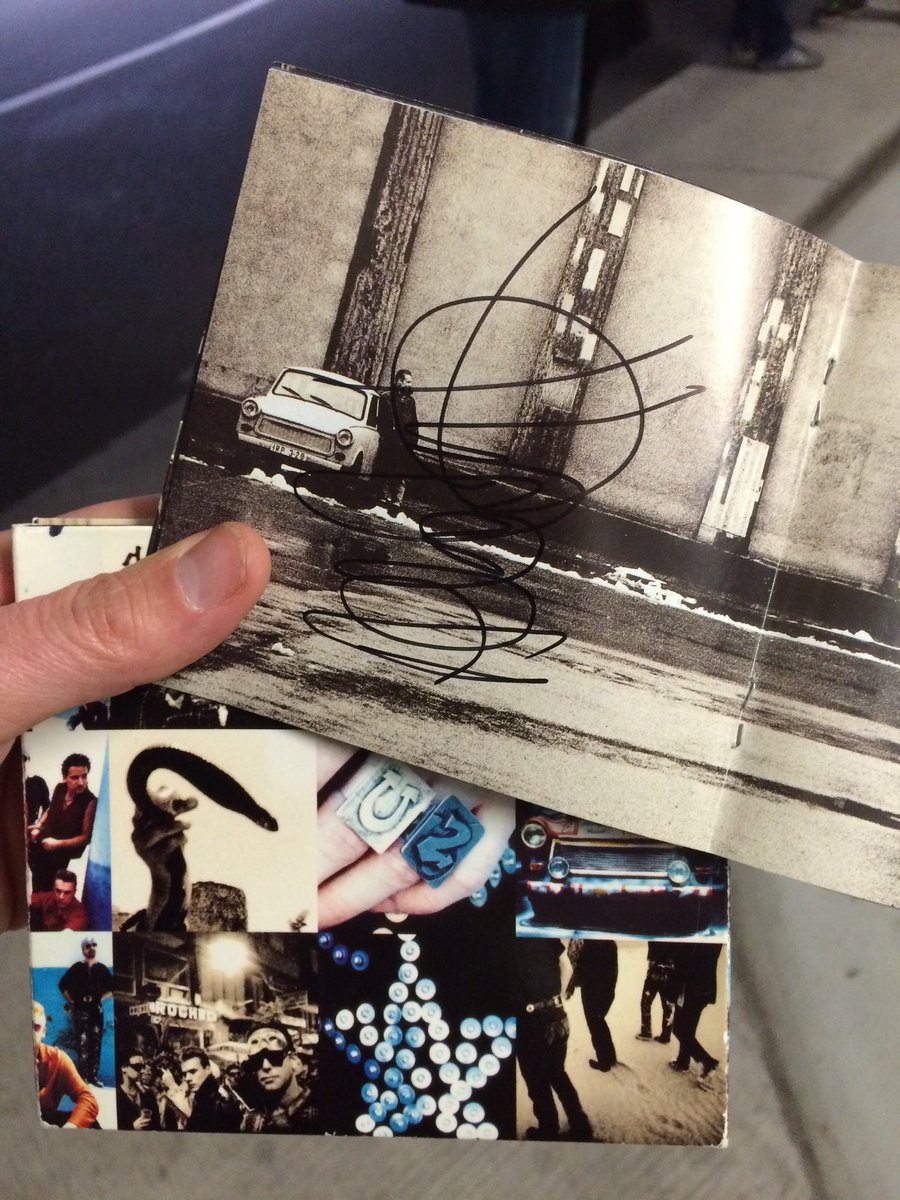 hans444's tweet photo. 29 years ago. Achtung Baby was released. Still remember listening song after song, again and again, in my childhood room. The energy, the vibes, the emotions. Five years ago Adam signed my copy in Cologne. ✌️🎶✨#AchtungBaby #U2 #StoryOfMyLife #One #WeGetToCarryEachOther https://t.co/6YEjJOFOCJ