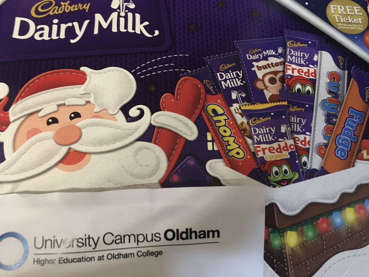 What a lovely Wednesday surprise from <a href="/UC_Oldham/">University Campus Oldham</a> checking in during these strange times 🍫