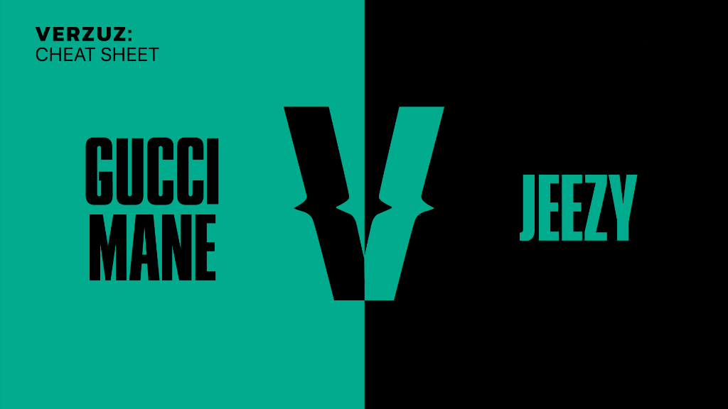 AppleMusic's tweet photo. Don’t miss this.

@gucci1017 takes on @Jeezy in a new #Verzuz battle Thursday at 5PM PT.

Listen to a new #Verzuz #CheatSheet playlist from @LowKeyUHTN, only on Apple Music: https://t.co/n3iz5Doogd https://t.co/2XFtAEFPsT