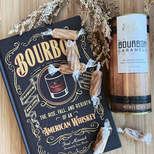 BoozeCollection's tweet photo. Happy Hump Day! 🐫 Whether you're working from home, attending virtual school, or making the trek to work in the office, you've earned a treat. Sweeten your day with silky, buttery Bourbon Caramels. 🤤

Photo from @BNMaumee in Maumee, Ohio.

#boozehound #barnesandnoble https://t.co/LvgURsLJAc