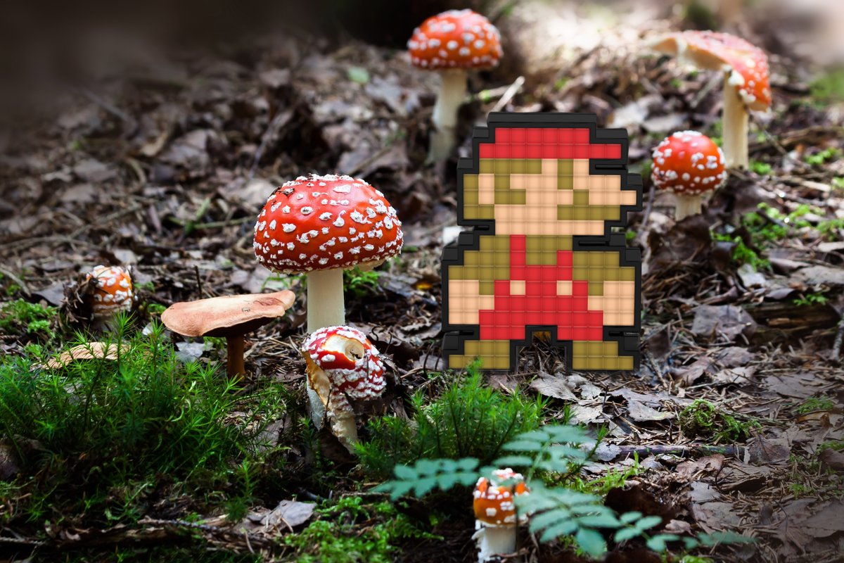 #Mario is the noble hero of the Mushroom Kingdom. Add the 8-Bit Mario #PixelPals to your collection: bit.ly/PP-BitMario.