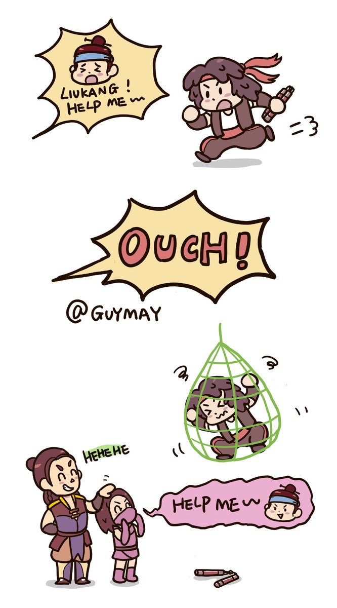 Guymay4's tweet photo. It's a trap!
Inspired from Mileena and Liukang's intro dialogue,  Mileena mimics Kitana voice to Liu🤭

#mortalkombat11ultimate #Mileena #kitana #Liukang #Shangtsung #caryhiroyukitagawa #mortalkombat #introdialogue #kombatpack #dlc #chibi #netherrealmstudios #games https://t.co/hqi0gbZdRK