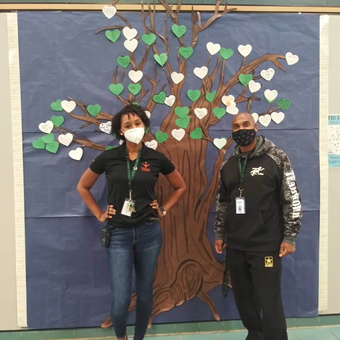 Connally High School Assistant Principal Latrese Smith rockin the UT Army ROTC polo!