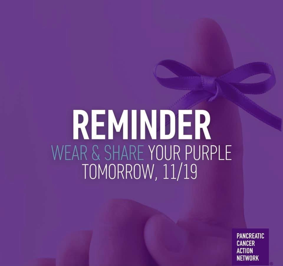 PanCANUtah's tweet image. Pancreatic Cancer is the 3rd leading cause of cancer related deaths.  @briancarlsontv @SarahMartinNews @FollowWIN @AlanaBrophyNews Tomorrow is World Pancreatic Cancer Day.  Will you help us bring awareness by wearing your purple?!?  #UtahPanCanFam #WPCD #PanCANforProgress