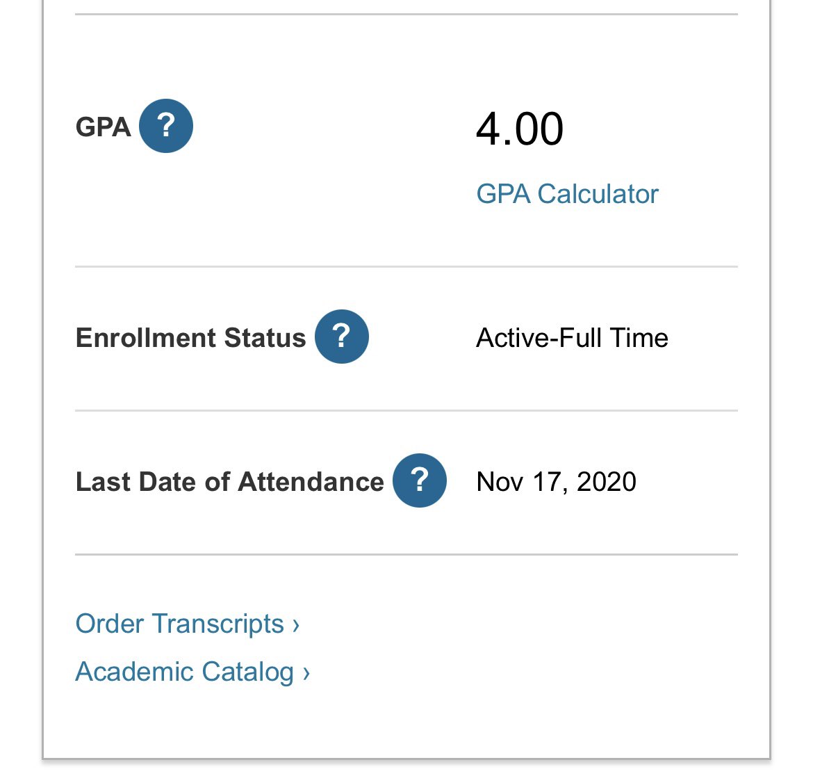 Couldn’t be prouder of myself right now #educationalgoals #perfectGPA #killingit