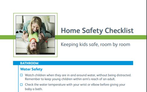 TiffanyDavis_IN's tweet photo. A3 More time in the home means greater need for home safety. Common home injuries include poisoning, burns, falls, drowning, and suffocation. Try completing this home safety checklist by @safekids and make any needed changes #BeInjuryFree @RileyChildrens
 
https://t.co/RCpthk341G https://t.co/TzH7ZrvXoy