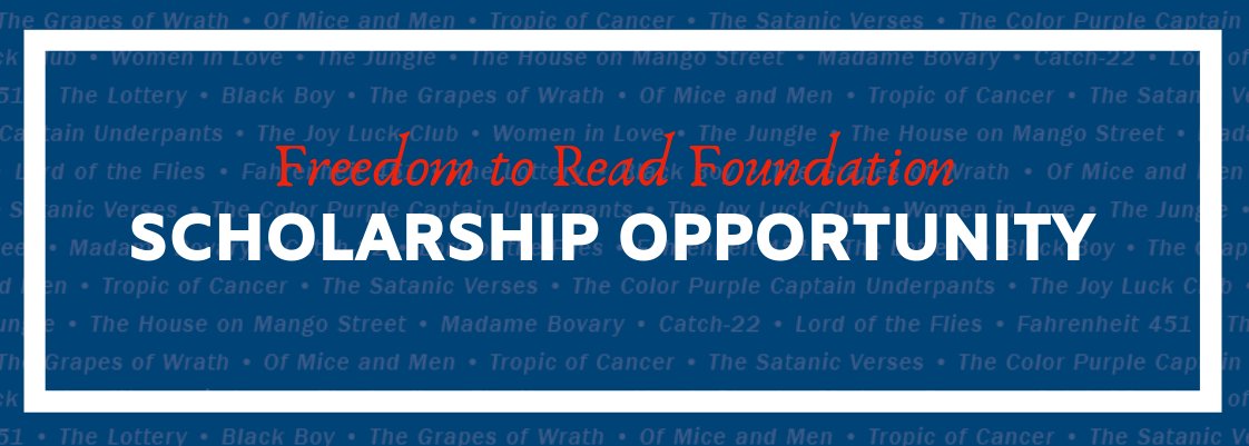 FTRF's tweet photo. New #IntellectualFreedom scholarship opportunity at @SJSUiSchool: "Intellectual Freedom and Young Adults". Deadline TOMORROW! Nov. 19. #libraryschool #ALAStudentChapters #MLIS #alaspectrum #ischool #LISstudents @OIF @ALA_CRO https://t.co/nQe4c31Iv7 https://t.co/3bOx6wonwS