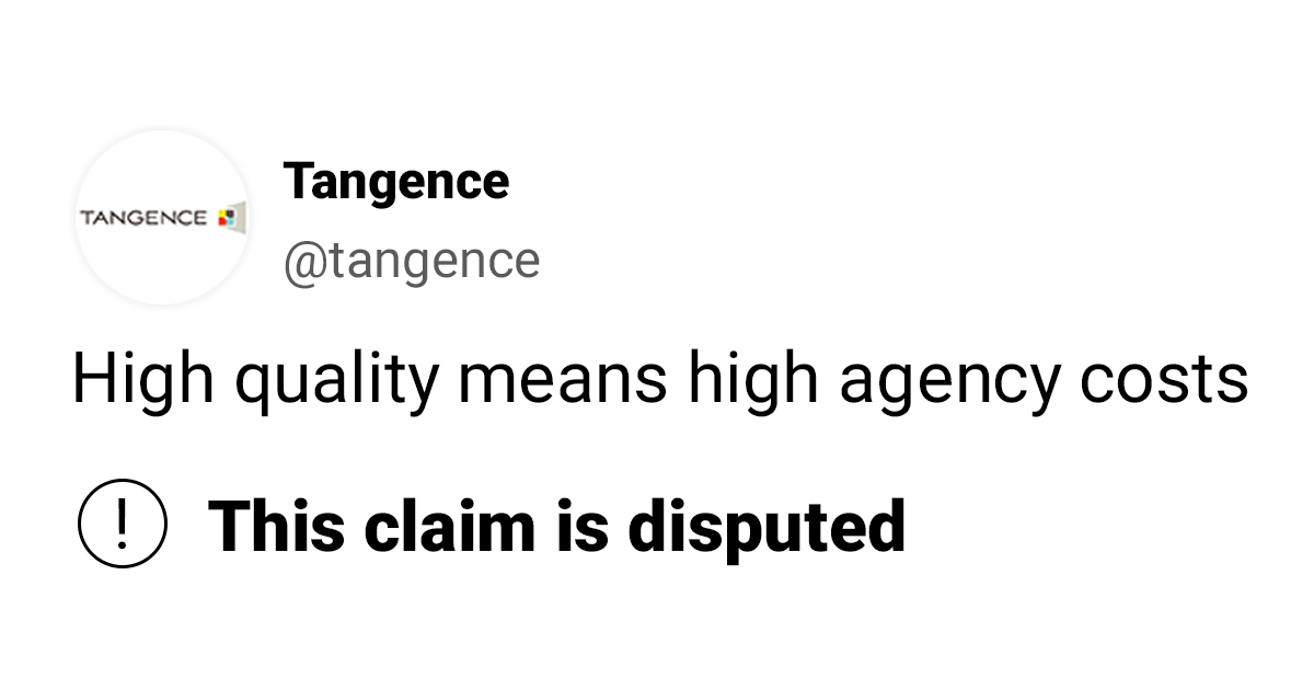 Tangence tweet picture