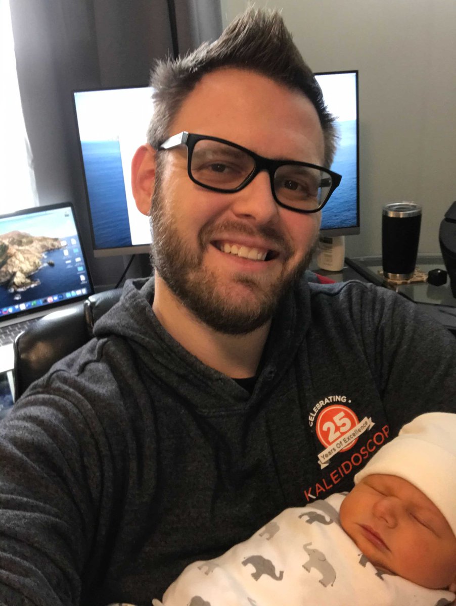 joshlittlejohn's tweet photo. Remote working, despite its inherent challenges, have some wonderful upsides.

Thank you @kascope for all the love and support during my very first paternity leave. https://t.co/duuWPSm6qr