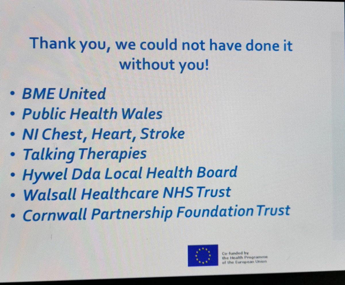 louisemabley's tweet photo. Excellent presentations at #FinalConferenceEffichronic sharing results from @effichronic project to determine cost effectiveness of #CDSMP. So pleased that Self Care Team @WalsallHcareNHS & our patients were involved @NHSEngland @QISMETorguk @JoHannigan18 https://t.co/NVh6eWj1pM