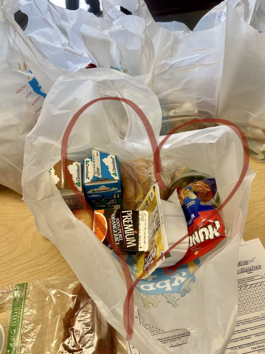 Extra! Extra! Extra day to pick up meals this week. 🥪🍏🥛Pick up your meal packages this Friday, November 20th. No meal service for next week (during Thanksgiving Break).