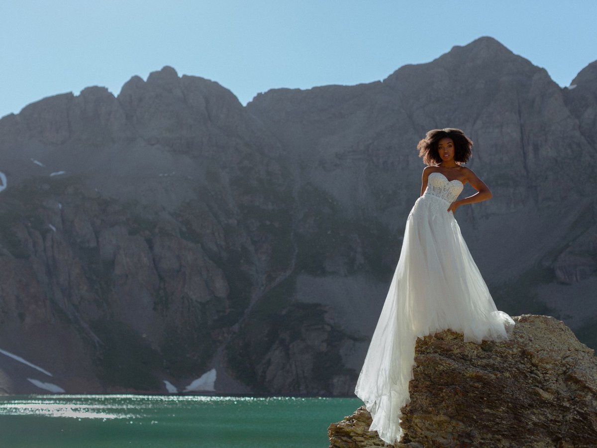 TerryCostaProm's tweet image. Meet Wren from the Wilderly Collection by @AllureBridals 
#newarrival #takeusthere #bridetobe #wilderly #f223