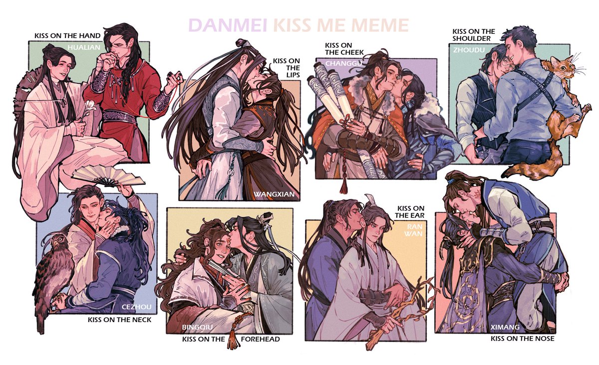 fionafuartwork's tweet photo. #hualian #wangxian #zhoudu #cezhou #bingqiu #ranwan #ximang #mxtx #priest #meatbun 💋 https://t.co/qgqG9Jp0B7
